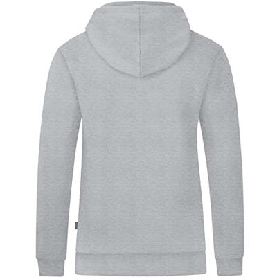 JAKO C6820 Jas Met Kap Organic - Lichtgrijs Gemeleerd - 5XL