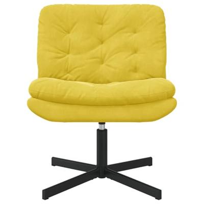 Draaibare Relaxstoel met kussen Anders Geel 63 x 75 x 76 cm Fluweel