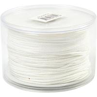 Creativ Company Polyester koord wit 1 mm, 50m - thumbnail