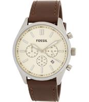 Horlogeband Fossil BQ2076 Leder Bruin 22mm - thumbnail