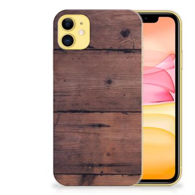 Apple iPhone 11 | Bumper Hoesje | Old Wood