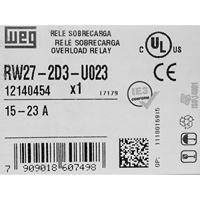 Motorbeveiligingsrelais 3x NO, 1x NO, 1x NC WEG RW27-2D3-U023 1 stuk(s) - thumbnail