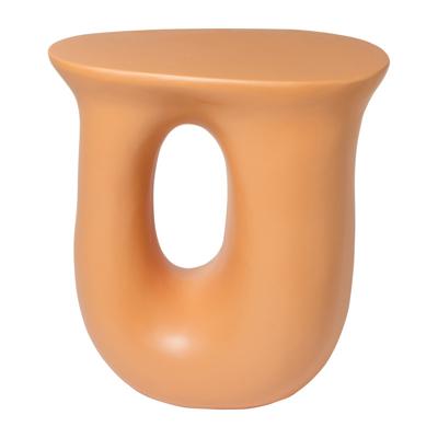 Bijzettafel pop-art eye - peach - 45x41x31 cm Bijzettafel pop-art eye - peach - 45x41x31 cm