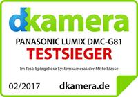 Panasonic Lumix DMC-G81EG-K Systeemcamera (16 MP, 4K, Dual I.S., OLED-zoeker, Hybrid Contrast AF, 7,5 cm Touch, Wifi, zwart) - thumbnail