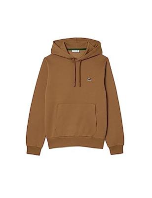 Lacoste Fleece Hoodie Heren Bruin - Maat S - Kleur: Bruin | Soccerfanshop