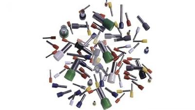 Lappkabel - huls 50 mm2 20 mm geïsoleerd blauw 61801930 50 st.