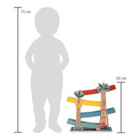Small Foot - houten knikkerbaan dino - thumbnail