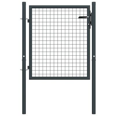 VidaXL Tuinhek van gaas gegalvaniseerd staal 100x125 cm grijs