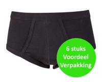 6 stuks heren slips met gulp - Voordeelverpakking - Katoenen Heren onderbroek met sluiting - ondergoed heren - thumbnail