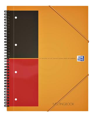 Spiraalblok oxf international meetingbook a4+ lijn Spiraalblok oxf international meetingbook a4+ lijn