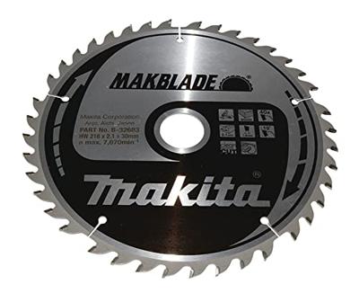 Makita Accessoires Afkortzaagblad Hout Makblade 216x30x2,1 40T 10g - B-32683 Makita Accessoires Afkortzaagblad Hout Makblade 216x30x2,1 40T 10g - B-32683
