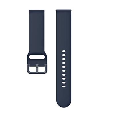 Fitbit Versa 1 / 2 & Lite siliconen sportbandje met gespsluiting - Donkerblauw - Maat: Large Fitbit Versa 1 / 2 & Lite siliconen sportbandje met gespsluiting - Donkerblauw - Maat: Large