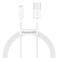 Baseus CALYS-A02 mobiele telefoonkabel Wit 1 m USB A Lightning - thumbnail