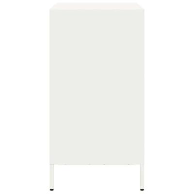 Dressoir 68x39x73,5 cm koudgewalst staal wit