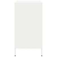 Dressoir 68x39x73,5 cm koudgewalst staal wit - thumbnail