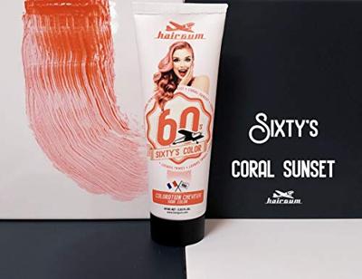 Hairgum Semi Permanent Color Sixty's Color Coral Sunset 60ml