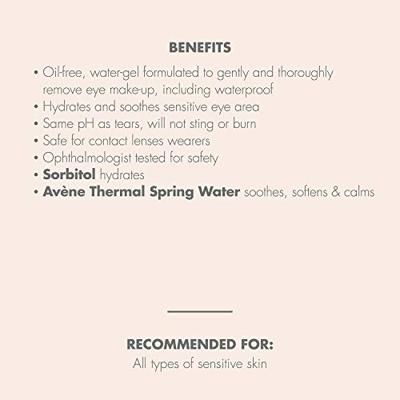 Avene Gentle Eye Make-Up Remover 125 ml