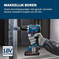 Bosch Blauw GSR 18V-65 Accu schroefboormachine | Inclusief 2x GBA 18V 4,0 Ah & GAL 18V-40 Lader | 82 Accessoires - 06019N3207 - thumbnail