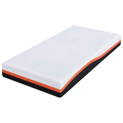 Matrassen Wit, Grijs 100 x 200 cm 100% polyester jacquard stof