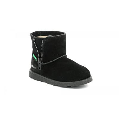 Leren meisjesboots Aldiza KICKERS® zwart