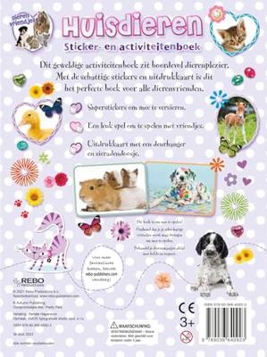Rebo Publishers Dierenvriendjes - huisdieren sticker- en activiteitenboek