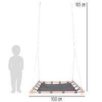 Small Foot - nestschommel met houten frame, 100x100cm - thumbnail