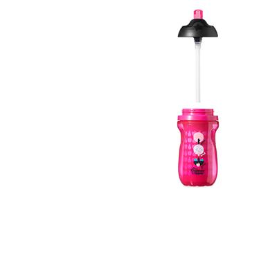 Tommee Tippee drinkbeker Insulated Straw Girl Tommee Tippee drinkbeker Insulated Straw Girl