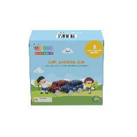 Gladi Magnetisch Speelgoed - Uitbreidingsset - 2 auto's - thumbnail