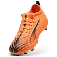 PUMA Ultra 6 Match Gras / Kunstgras Voetbalschoenen (MG) Kids Oranje Zwart Zilver - thumbnail