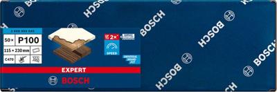 Bosch Accessories EXPERT C470 2608900945 Oscillerend schuurpapier Geperforeerd Korrelgrootte (num) 100 (l x b) 230 mm x 115 mm 50 stuk(s) Bosch Accessories EXPERT C470 2608900945 Oscillerend schuurpapier Geperforeerd Korrelgrootte (num) 100 (l x b) 230 mm x 115 mm 50 stuk(s)