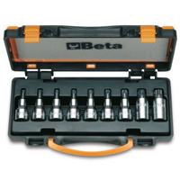 Beta 9-delige set schroevendraaier-doppen voor Torx® schroeven (art. 920TX) in kistje 920TX/C9 - 009200546 - thumbnail