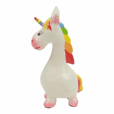 Houten Unicorn met lange Nek S Houten Unicorn met lange Nek S