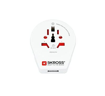 Adapter Skross 1500267 Verenigd Koninkrijk Internationaal 1 x USB