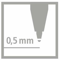 Stabilo easyoriginal 3 navullingen medium - zwart - thumbnail