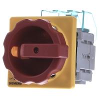 Lastscheidingsschakelaar Rood, Geel 3-polig 16 mm² 25 A 690 V/AC Siemens 3LD21540TK53