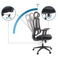 MyBuero Bureaustoel Ergomy (Zwart) - thumbnail