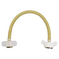 Differnz Differnz aansluitslang 30 cm voor kraan flexibel 3/8 inch naar 1/2 inch - goud - thumbnail