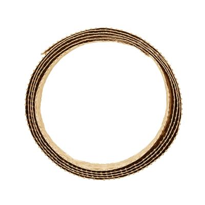 Vaessen Creative • aluminiumdraad triangle embossed 2.8mmx5m light gold