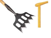 De Wit Spork schoffel 18cm essen steel 170cm dewit - thumbnail