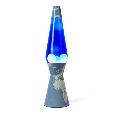 Wereldkaart bullet lavalamp