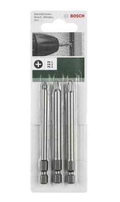 Bosch Accessoires 3-delige schroefbitset (PZ) - 2609255969 Bosch Accessoires 3-delige schroefbitset (PZ) - 2609255969