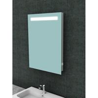 Tigris spiegel rechthoek met LED en stopcontact 60 x 80 cm - thumbnail