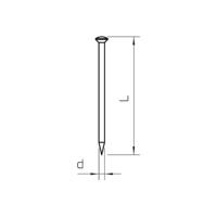 OBO Bettermann 362 Z 23 G 3354237 Lenskopspijker (Ø x l) 2 mm x 23 mm Staal Gehard 100 stuk(s) - thumbnail