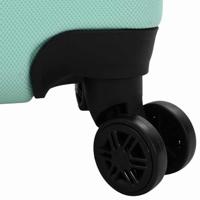 VidaXL Koffer met slot 3 pcs mintgroen 50 x 31 x 78 cm abs kunststof - thumbnail