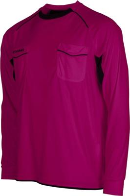 Stanno 429003 Bergamo Referee Shirt l.m. - Fuchsia-Black - XL