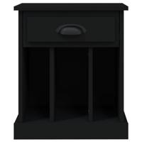 Nachtkastjes 2 st 43x36x50 cm zwart - thumbnail
