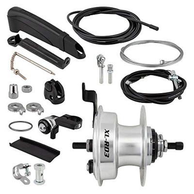 SturmeyArcher Versnellingsnaaf 3 speed sturmey archer xl-rd3 90 mm trommelremnaaf - 36 gaats - zilver