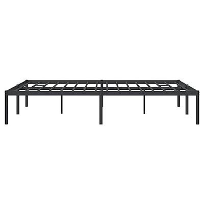 Bedframe metaal zwart 160x200 cm