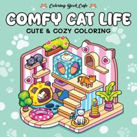 Cute & cozy coloring Comfy cat life - thumbnail