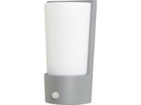 ECO-Light Pino 1841-PIR4 si Buitenlamp met bewegingsmelder (wand) Spaarlamp, LED E27 75 W Zilver - thumbnail